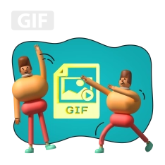 Gif-анимация - КИБЕРшкола программирования для детей, компьютерные курсы для школьников, начинающих и подростков - KIBERone г. Высокая Гора
