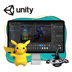 Мир игр на Unity 2D на популярном движке + AI-помощники - КИБЕРшкола программирования для детей, компьютерные курсы для школьников, начинающих и подростков - KIBERone г. Высокая Гора